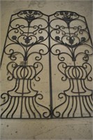 2 Panel Wrought Iron Garden Trestle