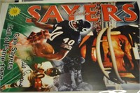 Rare Gale Sayers Signed Poster