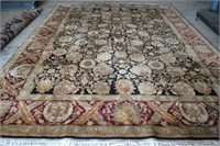 Fine Large Hand Knotted Rug 11 x 14