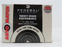 (325) rds FEDERAL .22 LR Cartridges