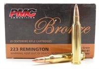(20) rds PMC  223 REMINGTON Bronze Cartridges