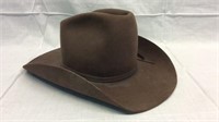 Brown hat by Beaver Hats 7 1/4