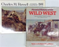 Charles M. Russell 1981 Calendar & Wild West Book