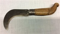 Curved French Knife circa 1840-1860