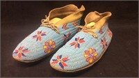 1950's Arapaho Fully Beaded Moccasins