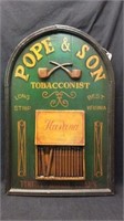 Pope & Son Tobacconist Advertising Sign