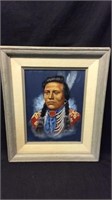 Curley Done For Iron Eyes Cody. Crow Scout By J.