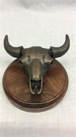 Buffalo Skull Bronze by J.R. Meredith