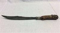 Stag Handled Knife with silver trim