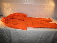 Johnson garment adult xl blaze orange coveralls
