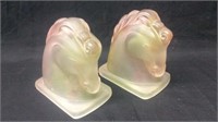 1940's Art Deco Horse Head Bookends