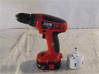 Skill 12 volt drill and 3” hole saw