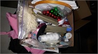 BOX OF MISC CRAFTS