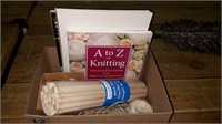 BOX OF MISCELLANEOUS CRAFT MATERIALS