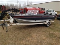 1990 Alumacraft Fish/Ski Boat w/ Trailer