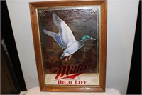 Miller High Life Mallard Duck Mirror