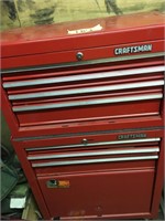 Lot of 2 Craftsman's tool cabinets, comes with a f