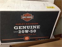 12 1 qt bottles Harley Davison 20w-50 Oil