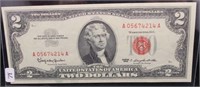 TWO DOLLAR RED SEAL CHOICE UNC