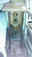 Antique wooden accent stand