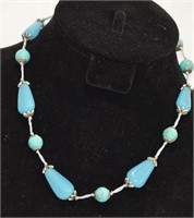 Vintage Liz Clairborne Tourquoise  Necklace