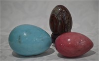 Semi Precious Stone Eggs