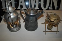 3 Antique Coffee Pots