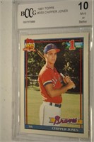 1991 Chipper Jones Rookie Baseball Card