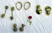 Assortment Of Pins & Earrings