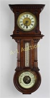 Petite Regulator Wall Clock and Barometer