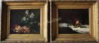 Two Oil on Canvas Still Life Paintings