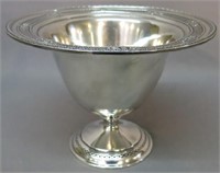 STERLING SILVER FOOTED CENTERPIECE BOWL