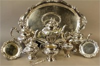 Gorham "Chantilly Duchess" Sterling Tea Set