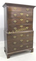 English Chippendale Mahogany Chest-on-Chest