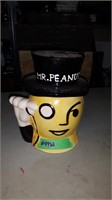 MR PEANUT CONTAINER - HAT HAS SOME CHIPS