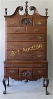 American Chippendale Style High Boy Dresser