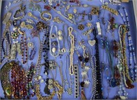 Huge Collection of Costume Jewelry-2 Trays