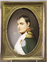 Berlin Portrait on Porcelain of Napoleon I