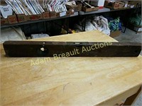 Vintage 28 inch wood level