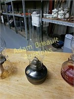 Vintage metal oil lamp