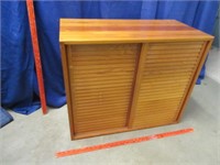 pine storage cabinet 30in wide (sliding doors)