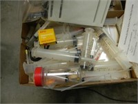 MANY SYRINGES-DIFFERENT SIZES, DISPENSING TIPS