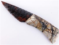 HANDCRAFTED DALE CANNON OBSIDIAN BLADE KNIFE