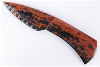 HANDCRAFTED DALE CANNON OBSIDIAN BLADE KNIFE