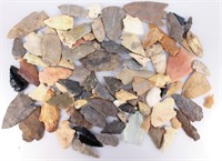 1.78 LBS OF MIXED ARROWHEADS POINTS ETC.