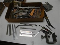 MANY SMALL HAND TOOLS-WRENCHES, PRECISION GRINDERS