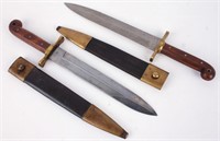 2 REPRODUCTION U.S. M1849 AMES RIFLEMAN'S KNIFE