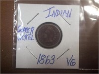 1863 INDIANHEAD PENNY