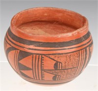 PUEBLO POTTERY REDWARE BOWL