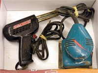 Electrical Sander & Soldering Gun Lot